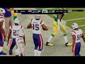 New England Patriots vs Greenbay Packer Madden 22 PS4
