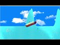 Testing THE SMALLEST SHIPS Against TSUNAMIS In Floating Sandbox!