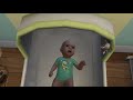 FIRST BABY!! Sims 4 100 baby challenge part 2