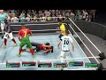 WWE 2K23 - Messi, Cristiano & Neymar vs. Haaland, Mbappe & Zlatan - Elimination Match | PS5™ [4K60]