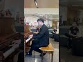 This kid loved the airport piano until…
