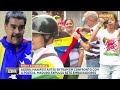 Manifestantes vão às ruas de Caracas, na Venezuela, após a proclamação da vitória de Nicolás Maduro