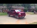 Candy Red Chevy Silverado on 30