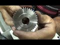 Attachment for milling gears on a lathe