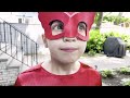 PJ Masks in Real Life 🌟 Romeo Steals Catboy's Powers!! 🌟 PJ Masks Official