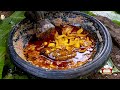 How to COOK  African PLANTAIN with Fresh PEPPER \ GROUNDNUT & Salt FISH STEW #food #africa #cooking