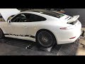 Porsche 991.1S dyno, Fabspeed tuned and header catless amazing sound!!