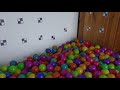 Blender camera tracking with multi-colored bouncing balls