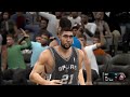 Bank Shot With Tim Duncan In Every NBA 2K!