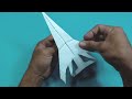 Over 700 Feet - How to Make a Paper airplane that Flies Far Forever.