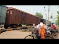 Malgari Goods Train Dangerously Skiping Railgate Area