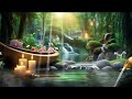 Relaxing bamboo music, meditation music, nature sounds - Relaxing piano music & water sounds