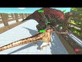 Freeing the T-Rex Is the Only Way To Fight The Alien Carnotaurus - Animal Revolt Battle Simulator