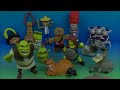 2010 SHREK FOREVER AFTER BOXED SET OF 12 McDONALD'S HAPPY MEAL MOVIE TOYS VIDEO REVIEW