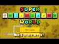 Super NiceLad World (Mario Maker 2)