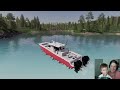 Taking the boat and camper out on the lake | Farming Simulator 19 camping and boating