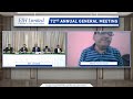 EIH Limited - 72nd Annual General Meeting