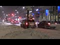 Snowfall Downtown Montreal at Night – Canada Winter 2020 #snowfall #snow #canadawinter2020