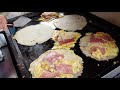 Inexpensive! Making various special omelet pancake! / 蛋餅飯, 古早味炒蛋餅, 蔬菜蛋餅 - Taiwan street food