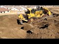 CAT D10T2 Dozer Removing Massive Rock- Amazing Power