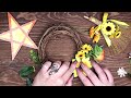 Summer Pentagram Wreath and Mini Broom DIY - Summer Solstice - Magical Crafting