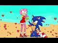 Sonic's Admiration - Amy Enters Sonic's Heart - Sad Love Story | Sonic The Hedgehog 2 Animation.
