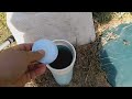 How to put chlorine tablets into a septic feeder access #Septic #Chlorine #diy