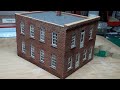 Scratchbuilding the Sheridan Hotel Part 4: Windows, Doors, and a Roof