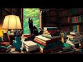 【STUDY WITH ME】Soothing Jazz Music for Relaxing Ghibli Yubaba Witch is Studying in the library
