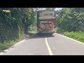 Bus NPM VS Bus ALS‼️Saling Kejar Di Lintas Extrim Palupuah Agam - Hampir Senggolan