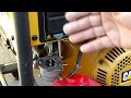 Cat RP5500 Generator Draining Fuel For Storage