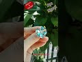 Nhẫn Nữ bạc ngoại đúc hình bông hoa siêu sang, độc đáo