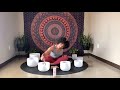 5 Minute Sound Bath Meditation With Crystal Singing Bowls