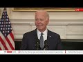 US President Joe Biden remarks on the situation in the Middle East and Donald Trump