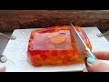 Glass dessert with fruit! with out aloevera jelly!