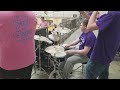 Noah on drums 1/30/18 - fight song