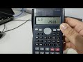Configurações básicas da calculadora CASIO fx-82MS