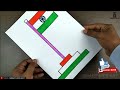 How to draw national flag of India | National flag drawing | National flag | Smart Kids Art