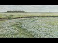 Flowery Field Landscape • Vintage Art for TV • 3 hours of steady painting • The Spring Collection