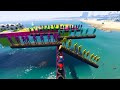 GTA V New Epic Parkour Race For Car Racing Challenge by Motorcycle  [ GTA 5 ] Ep.05