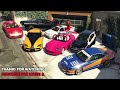 GTA 5 - Stealing Fast and Furious Cars with Franklin! (Real Life Cars #17)