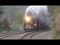 Double-Headed Steam Train from Shepparton to Melbourne with K183 & K190
