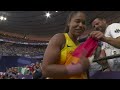 Yemisi Ogunleye wins women's shot put gold medal with CLUTCH final throw | Paris Olympics