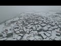 Snowing in PITÕES DAS JÚNIAS, January 2023 - MONTALEGRE, PORTUGAL |4k|
