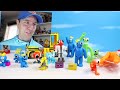Rainbow Friends Blue Green & Red Action Figures Series PhatMojo Review