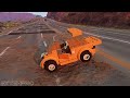 Cars VS Road Potholes #6 - BeamNG drive