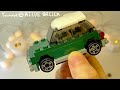 🚗building mini green pull back car/brick toy assemble ASMR