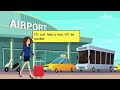 Airport Conversation in English 🛩    Learn through conversation