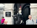 MOVE NOW! King’s Guard Shouts at Silly Tourist Blocking Horse Box