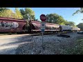 CSX train along C&O canal